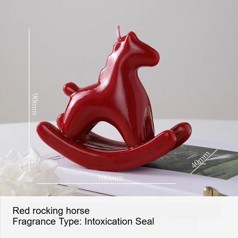 1pc Ma Zao Type Aromatherapy Candle Decoration Creative High Beauty Desktop Decoration Aromatherapy Quake red-A