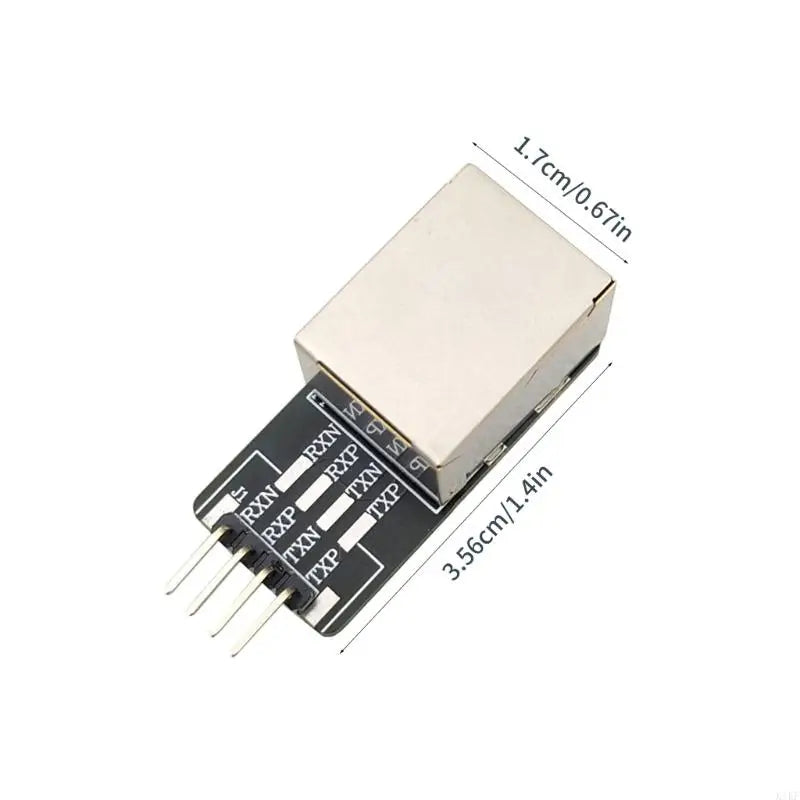 RJ45 Ethenet Adapter Board with Female Port for Ethernet Cable Wiring, Small Port Board for Home Office Cable Changes and K1KF Quake