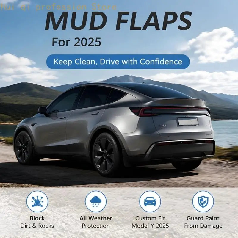 TPE Mud Guards Soft Rubber Splashes Protectors Flexible Design for 2025 MY H8WE Quake