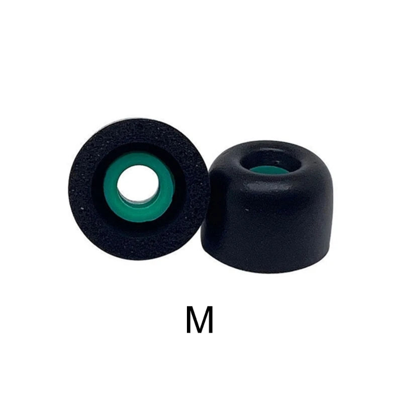 Ear Tips For WF-1000XM4 WF 1000XM4 Memory Foam Eartips Earplugs Anti-allergic Ear Plugs Ear Pads Earphone Accessories K1KF Quake Black S