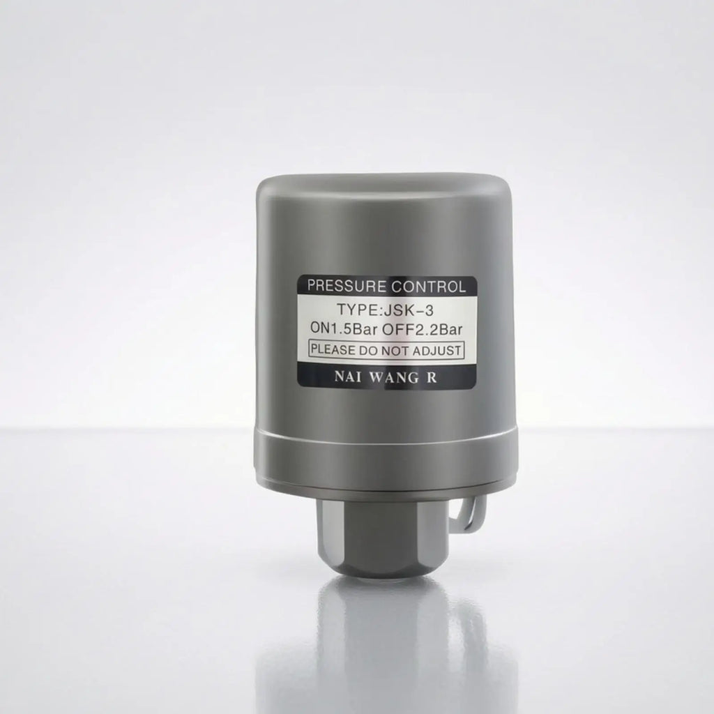 Pressure Control Switch for Booster Pump Automatic Start Stop System with Compact Vertical Housing Quake