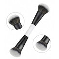 4pcs Double-Ended Makeup Brush Set. Multi-Functional Foundation, Blush, Powder, Highlighter, Contour And Concealer Brushes Quake 1pcs