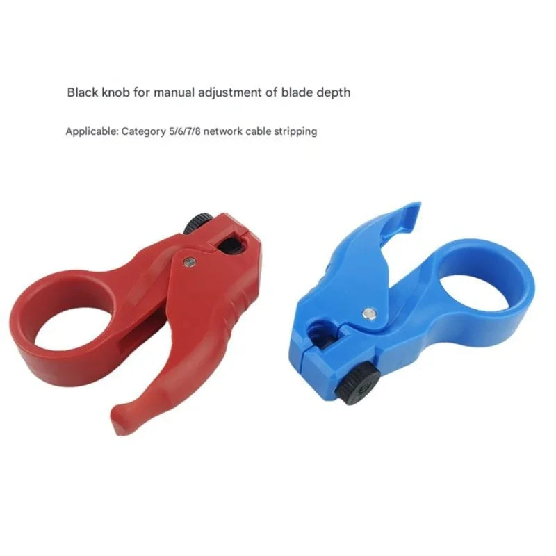 Cable Stripping Tool With Adjustable Depth Ergonomic Grip And Safety Lock Mechanism For Professional Use K1KF Quake