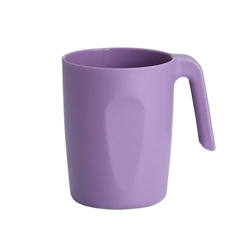 1Pcs Simple Household Thickened Mouthwash Cup, Tooth Cup and Plastic Brushing Cup Quake one size A7