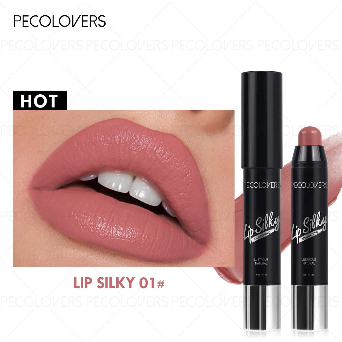 1Pc Smooth Lip Liner Pencil, Non-sticky Long-lasting Hydrating, Glossy Lip Makeup, Elegant Tones, Suitable for Lip Care Quake 01