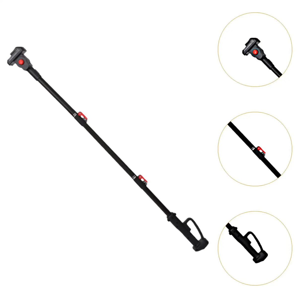 Telescoping Rod Lawn Handheld Chainsaw Part Tool Electric Pruner Attachment Telescopic Extension Pole for Tree Trimming Outdoor Quake