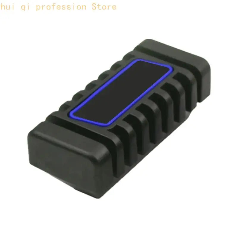 Motorcycle Brake Pedal Rubber Pad Quick Installation Pedal Pad for BAJAJ Use H8WE Quake Black and blue China Mainland