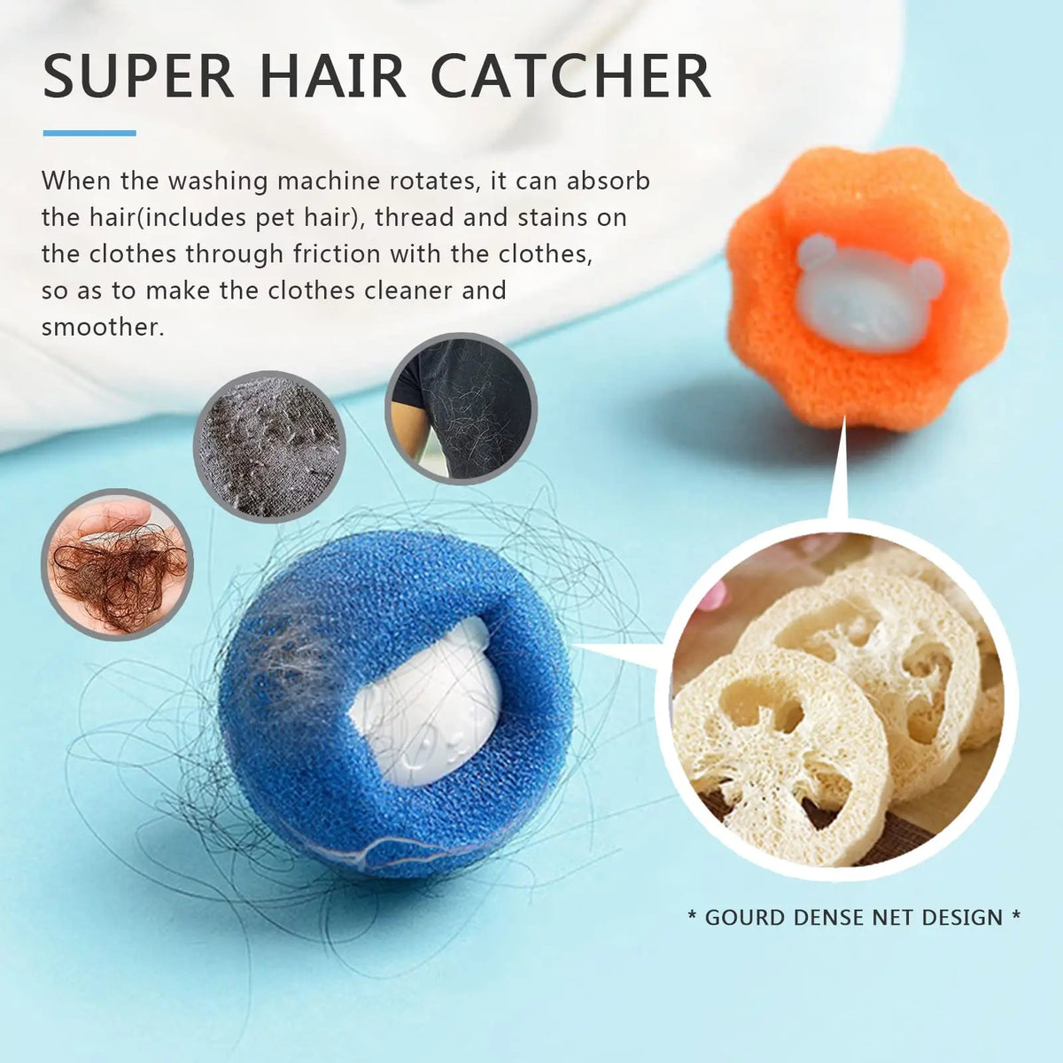 Cute Pet Hair Remover Reusable Ball Laundry Washing Machine Filter Wool Sticker Cat Hair Remover Pet Fur Lint Catcher Home Quake