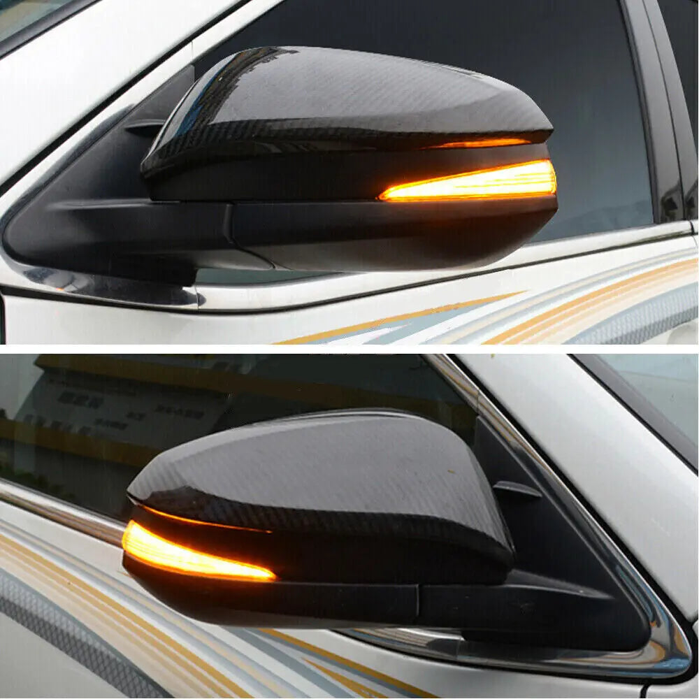 For Toyota 4Runner Highlander XU50 RAV4 XA40 Car Dynamic LED Turn Signal Light Side Mirror Sequential Parking Lamp Blinker Auto Quake