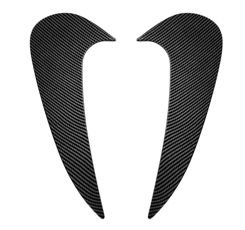 For Benz CLA C174 C178 AMG Line 2026 Car Rear Bumper Spoiler Air Vent Cover Side Canard Cover Trim Gloss Black Carbon Decoration Quake Carbon Look