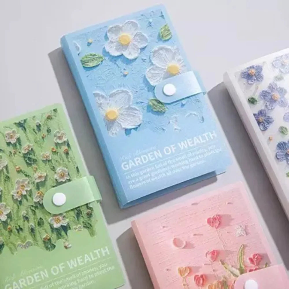Save Money 100 Envelopes Money Saving Challenge Waterproof Reusable Mini Binder Savings Challenge Oil Painting Quake