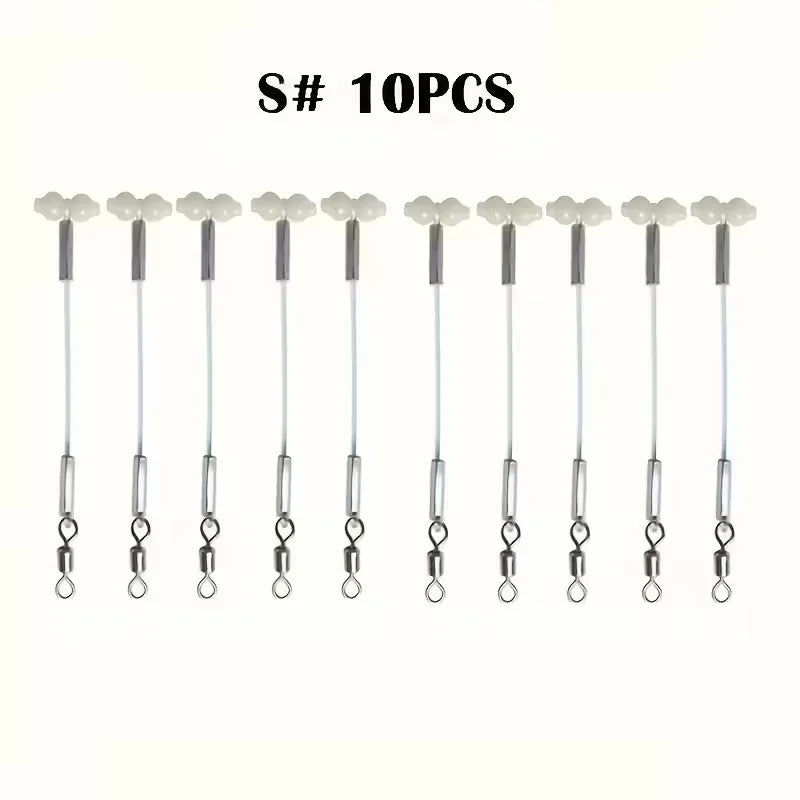 5/10pcs Luminous Gourd Balance Support, Gourd Swivel Connector, DIY Fishing Tackle Set for Sea Fishing, Quake S10PCS