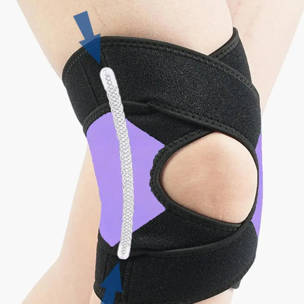 Motorcycle Protective kneepad Open Patella Knee Brace with Stabilizer Adjustable Men Women Knee Sleeve Knee Support Wrap Quake