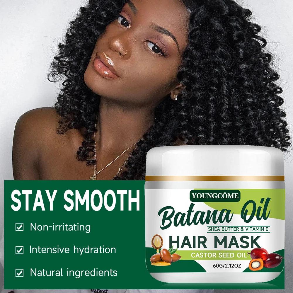 Batana Rosemary Hair Care Hair Mask Nourish Moisturize Improve Hair Quality Reduct Hair Loss Prevent Repair Revitalize Hair Care Quake