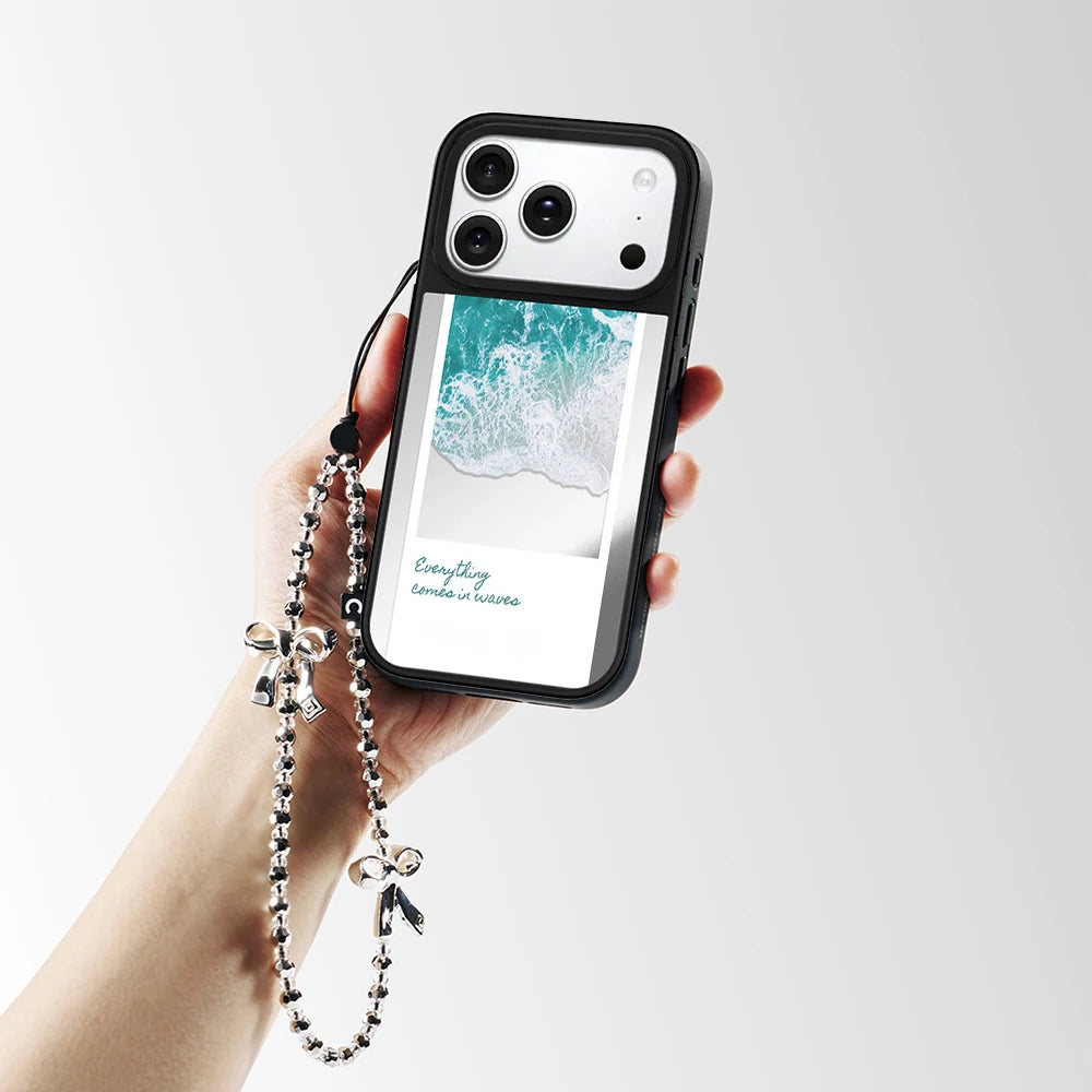 6090850 Mirror Surface Magnetic Phone Case Cover for IPhone 13 14 15 16 17 18 Pro Max Case Quake
