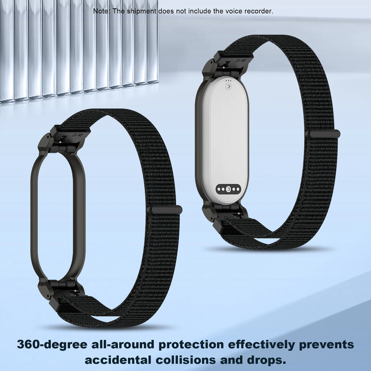 Adjustable Wrist Strap Protective Cover Replacement Nylon Strap Compatible for PLAUD NotePin AI Voice Recorder Quake