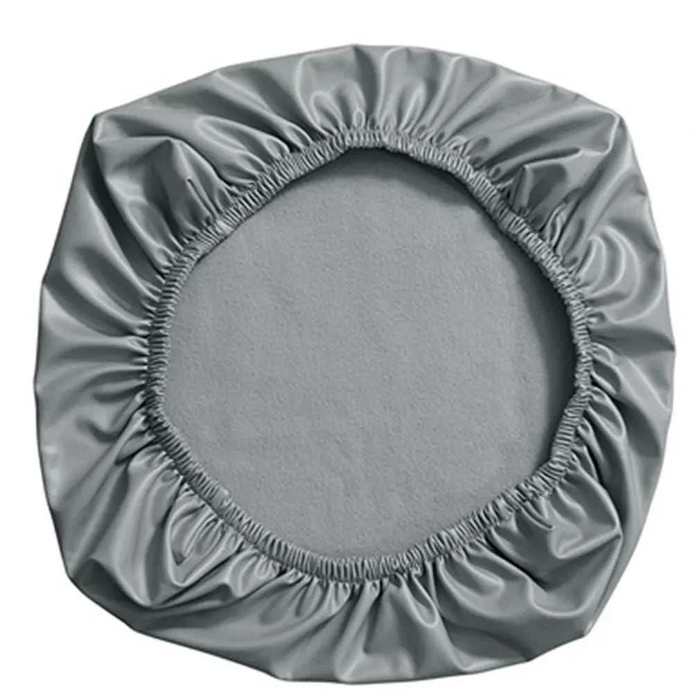 New Waterproof Computer Chair Covers PU Leather Elasticity Chair Seat Covers Office Chair Slipcovers Quake Gray