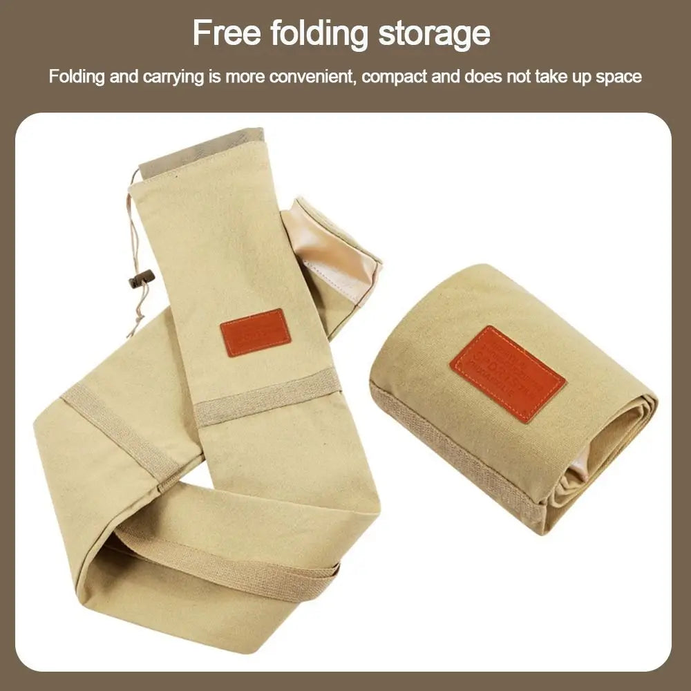 Canvas Fishing Tackle Storage Bag Large Capacity Folding Portable Fishing Tackle Backpack Multifunctional Rod Bag Quake