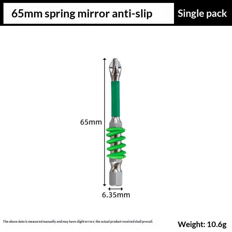 Magnetic Anti Slip High Hardness Screwdriver Bit Set With Multiple Sizes And Storage Case Perfect For Home Repair Woodworking Quake 65mm