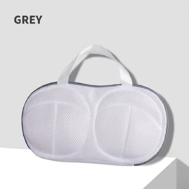 Premium Bra Washing Bag–Mesh Laundry Protector for Machine Wash, Anti-Deformation Design, Polyester Underwear&Sports Bra CareBag Quake M486 gray 1pcs