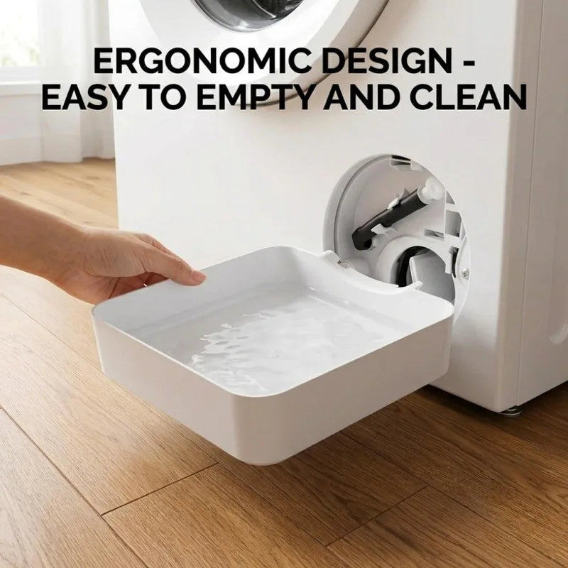 Washing Machine Drainage Tray Drip Tray for Cleaning Lint Filters Water Catch Tray Stops Water Leakage Tool Washing Machine Part Quake