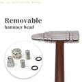 Scratch Less Auto Dents Repair Tool Stainless Steel Hammer With Wooden Handle For Car Body H8WE Quake China Mainland