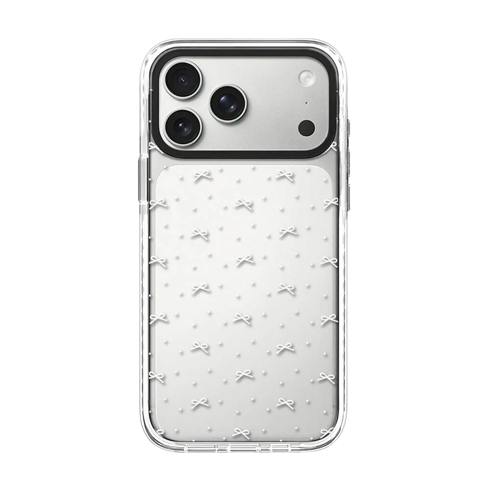 6082518 White Border Magnetic Phone Case Cover for IPhone 14 15 16 17 18 Pro Max Case Quake white (MagSafe) 2 iPhone 16