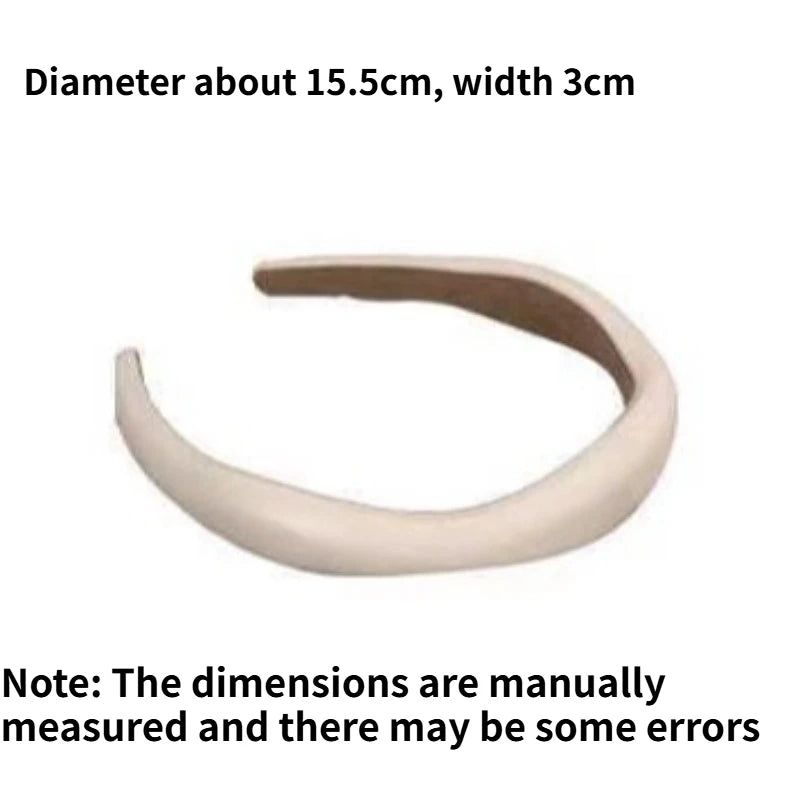1PC Vintage Simple Solid Wavy Hair Hoop French Elegant Headband Fashion Women Styling Hairband Daily Commute Hair Accessory Quake