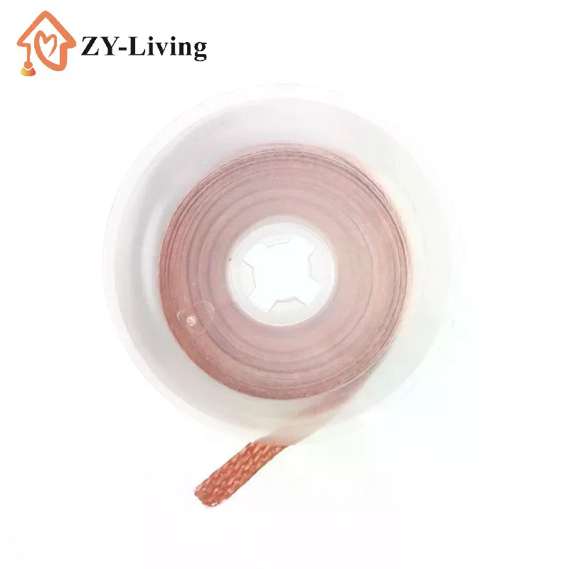 1.5/ Copper Welding Wire Desoldering Mesh Braid Tape Welding Point Solder Soldering Tool Of Electronic PCB Circuit Board Quake