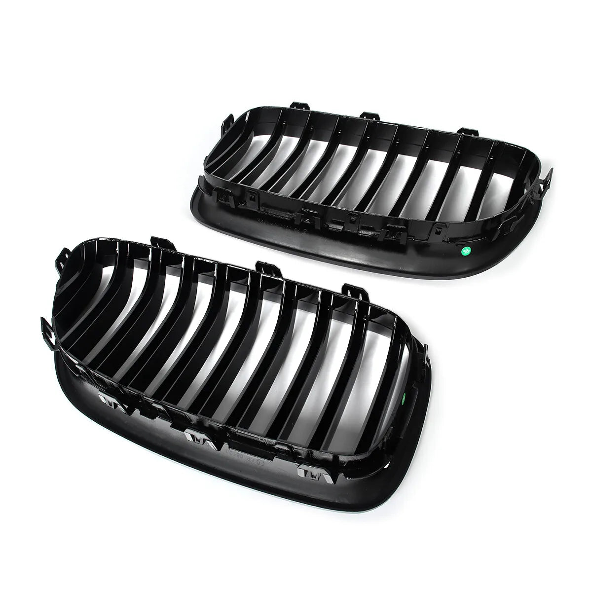 For BMW 5 Series F10 F11 M5 2010-2016 Car Styling Single Line Grille Kidney ABS Front Hood Racing Grill Black Auto Accessories Quake