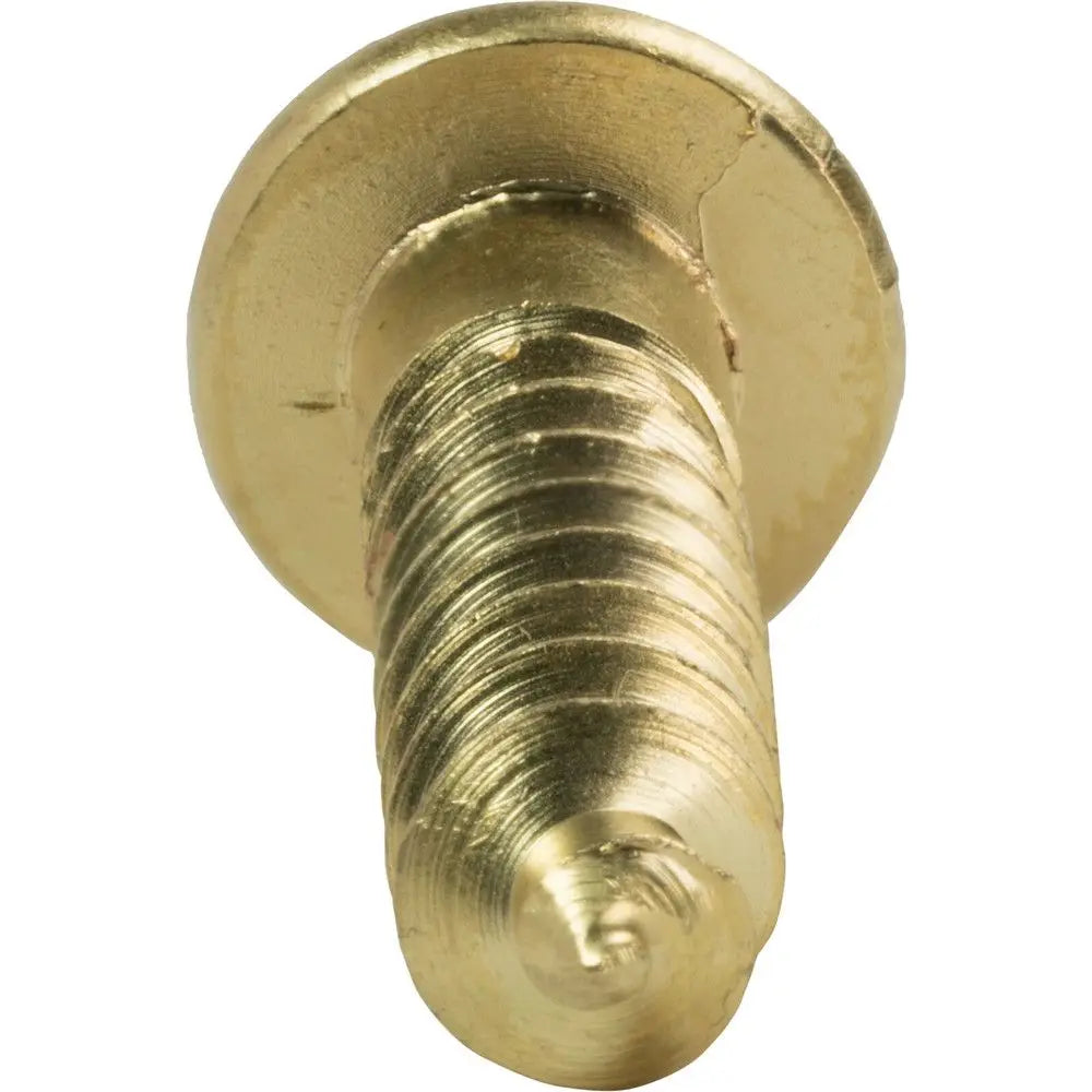 New Fasteners Slotted Drive Tapping Solid Brass Round Head Wood Screws Minus Quake
