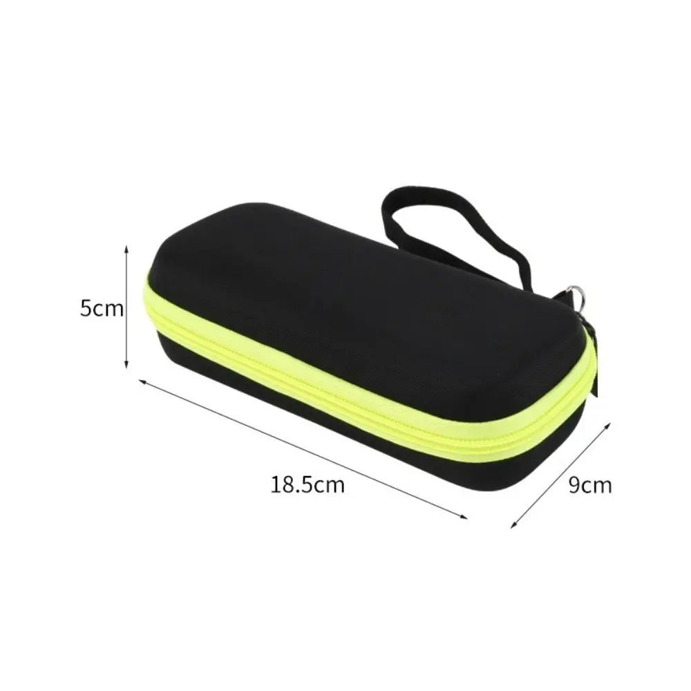 Anti-fall Razor Storage Case Shockproof Dustproof Shaver Carrying Bag Compact Splash Proof for Philips One Blade QP series Quake