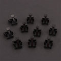 10Pcs Network Cable Crystal Head Buckle Replaceable RJ45 Plug Protective Cover Latch For RJ45 Cable Repaire Parts Quake Black