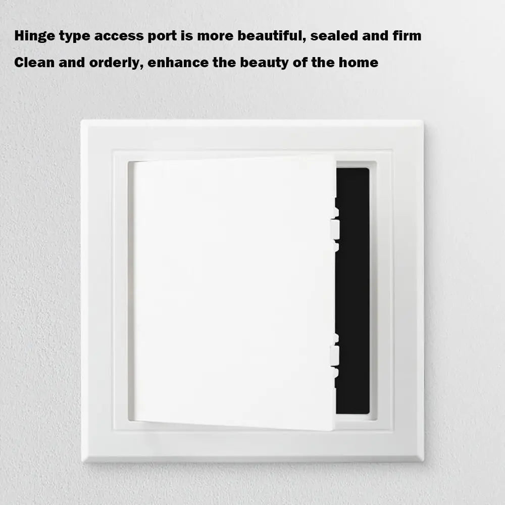 Universal White Access Panel Door Plastic Removable Inspection Hole Wall Access Doors Doors Wall Ceiling Quake