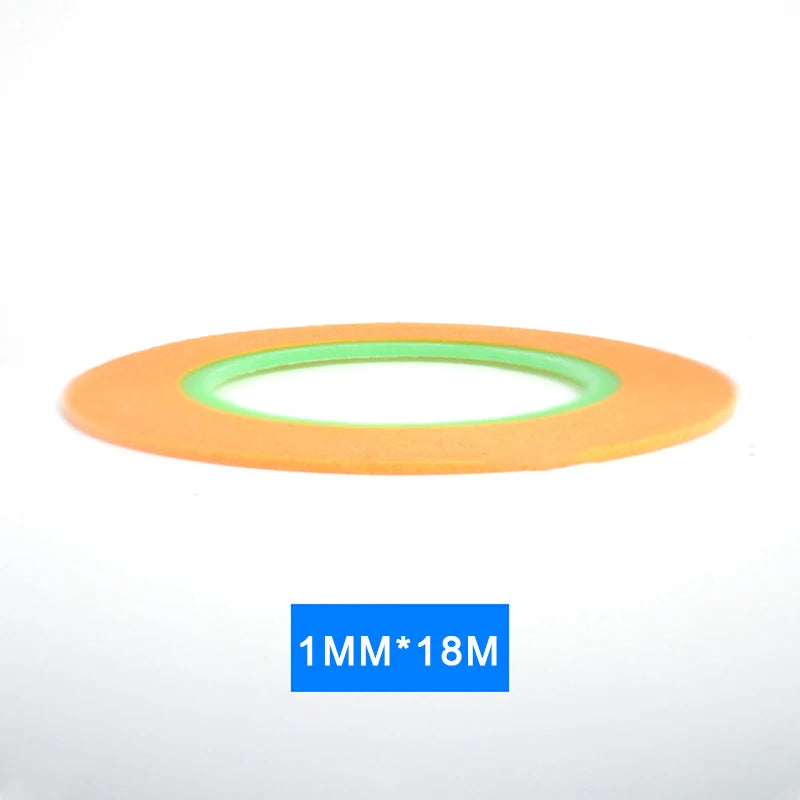 18meters/roll 1mm-2mm-3mm Textured Paper Model Spraying Coating Color Ultra Tape Quake 1mm