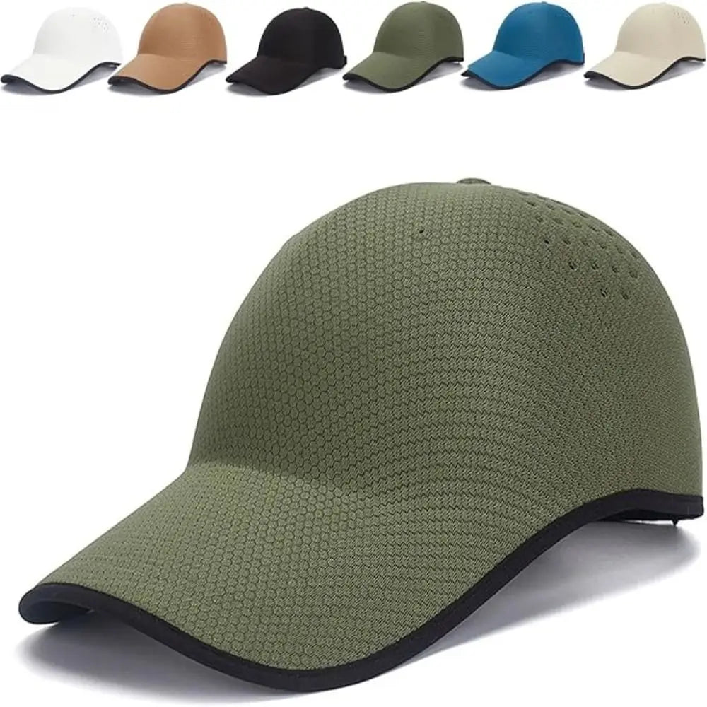 Creative Gift Seamless Baseball Cap Packable Quick Drying Outdoor Hat Lightweight Breathable Sports Hat Quake