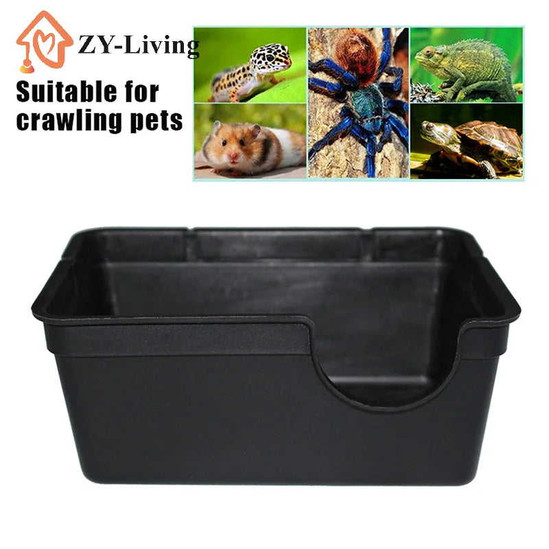 Reptile Hiding Cave Turtle Lizard Snake Hide Rest Cave Reptiles Toys Basking Hide Habitat Aquarium Landscaping Terrarium Decor Quake