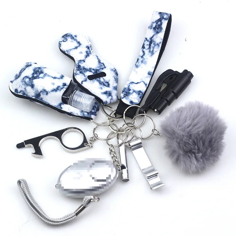 Women's Safety Keychain Self Defense Wrist Gripper Self Defense Keychain Quake