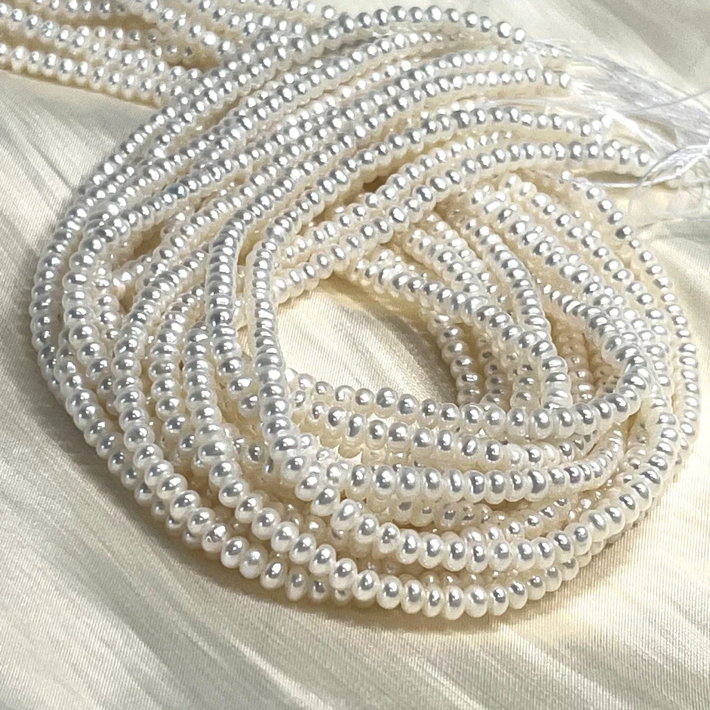 Natural Freshwater Pearl Isolation Pearl 3-4mm For Jewelry Making DIY Necklace Earrings Bracelet Accessory Quake