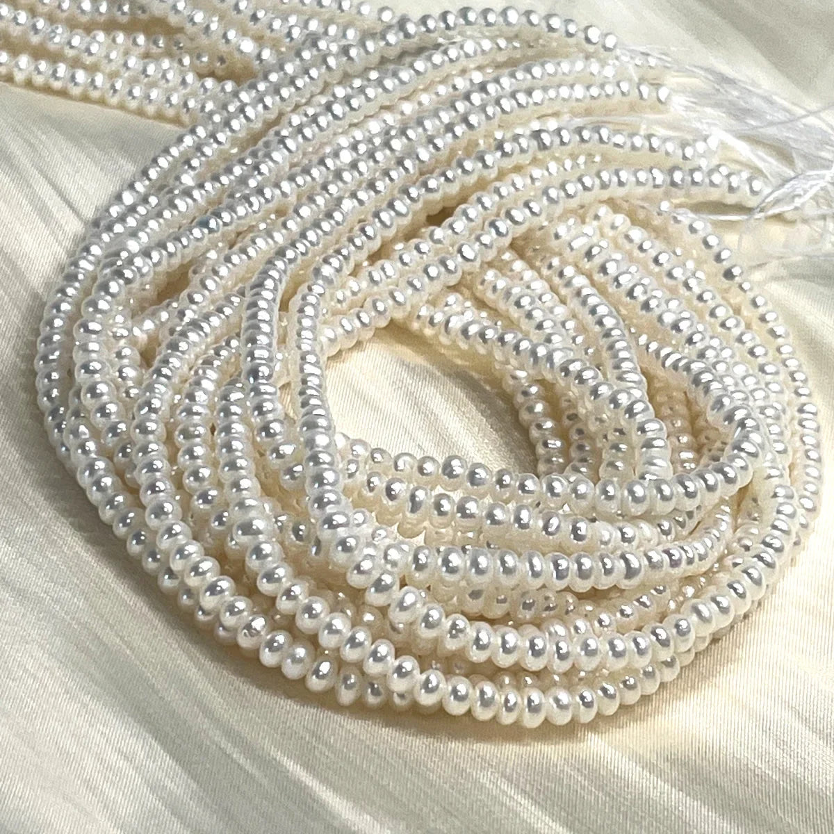 Natural Freshwater Pearl Isolation Pearl 3-4mm For Jewelry Making DIY Necklace Earrings Bracelet Accessory Quake