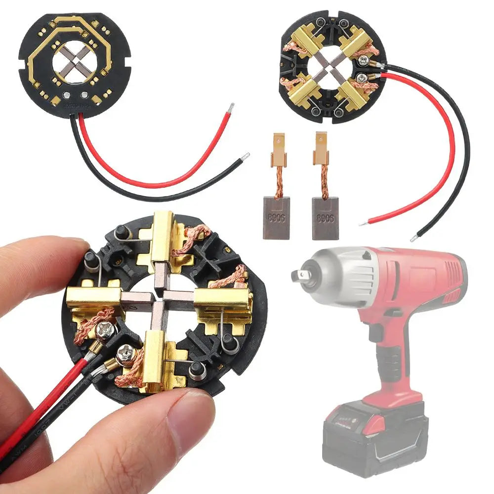 Drill & Impact Practical M18/M12 Hammer Brush Card Assembly For AEG Milwaukee Carbon Brush Holder Driver Accessories Quake