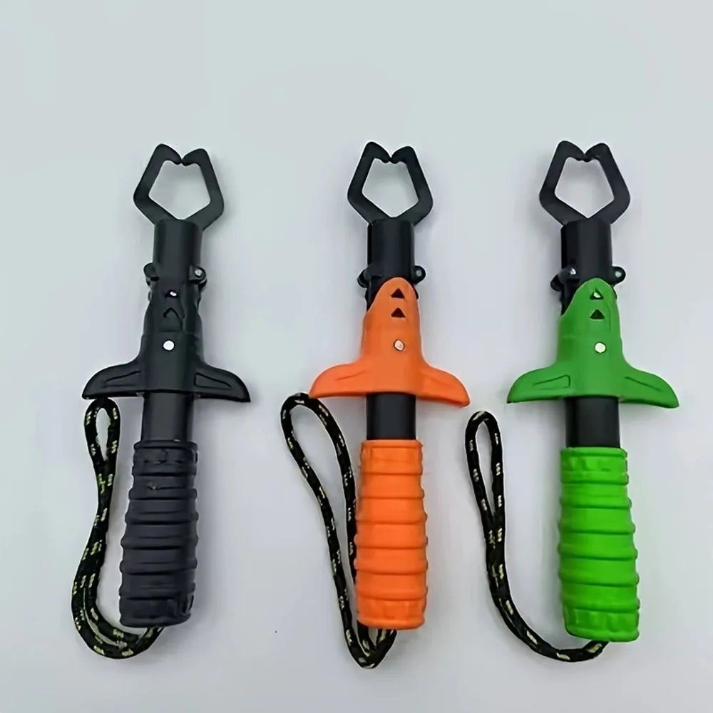 1pc Durable Stainless Steel Fish Lip Gripper - Compact Metal Fishing Pliers with Ergonomic Handle for Easy Catch & Release, Fish Quake