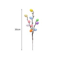 10/1PCS Little Daisy Easter Egg Branches Artificial Egg Flower Branch DIY Flower Arrangements Easter Desktop Party Home Decor Quake C-30cm 10PCS