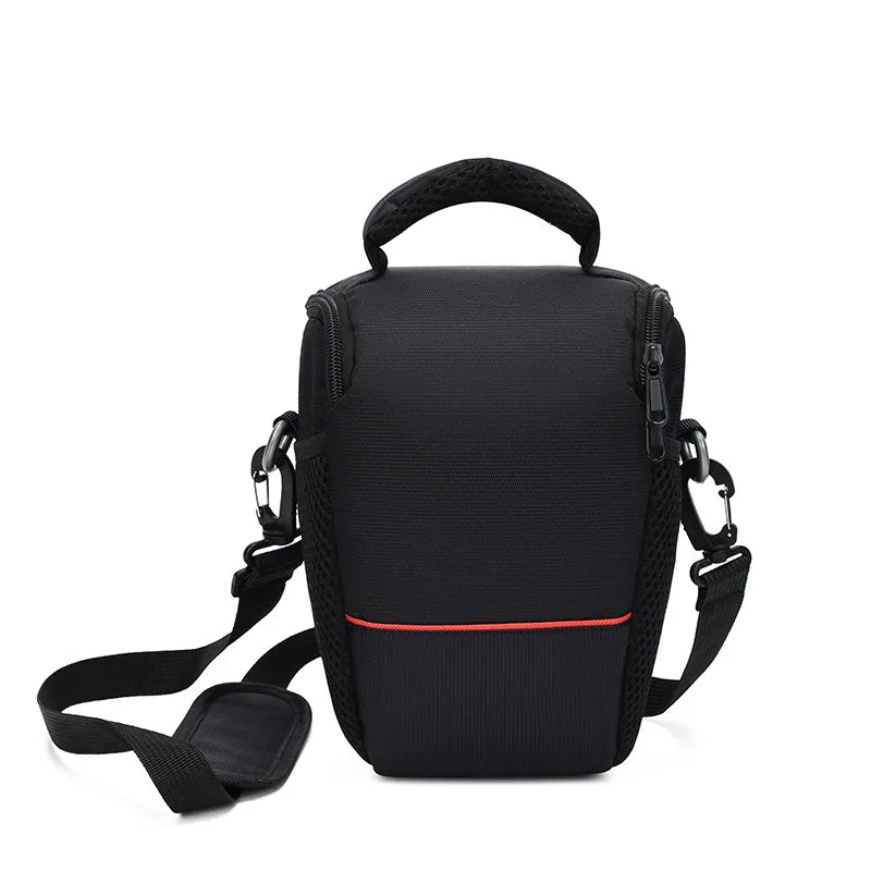 DSLR Camera Bag,Nylon Waterproof Camera Bag for Canon Nikon Sony Dslrs,Slrs,Mirrorless Cameras,Photographoer SLR Camera Carrier Quake Red