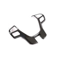 For Ford Everest Ranger 2015-2022 ABS Carbon Fiber Style Inner Car Steering Wheel Cover Trim Button Panel Frame Sticker Decor Quake Carbon