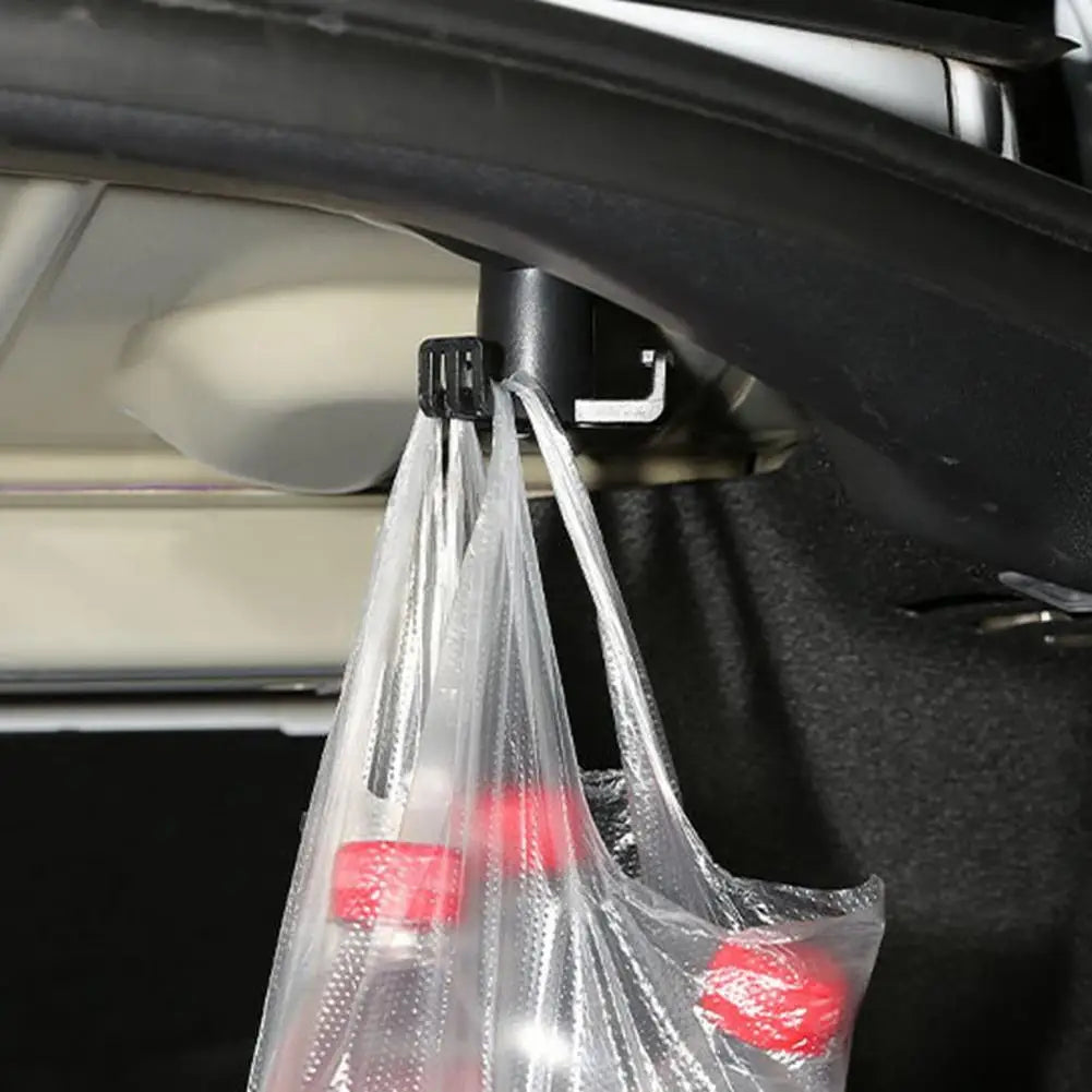 Car Trunk Hook for Tesla Model 3 Heavy Duty Black Auto Garbage Grocery Bag Hanger Car Interior Modification Accessories Quake