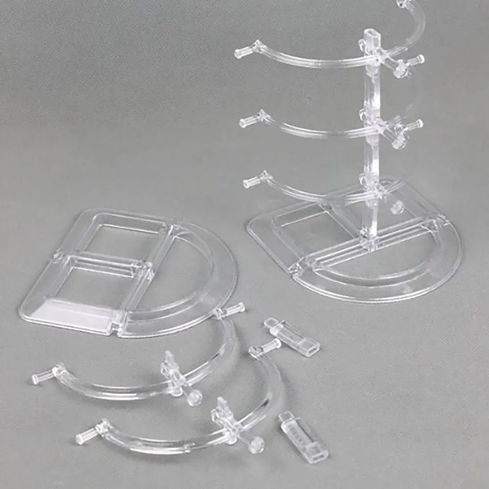 Space Saving Eyeglasses Display Stands Plastic Home Organizer Sunglasses Storage Rack Transparent Multiple Layers Quake