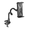 New Tablet Holder Phone Holder for Microphone Stand,Mic Music Stand Tablet Holder for Pad,Universal Phone Tablet Mic Stand Mount Quake black