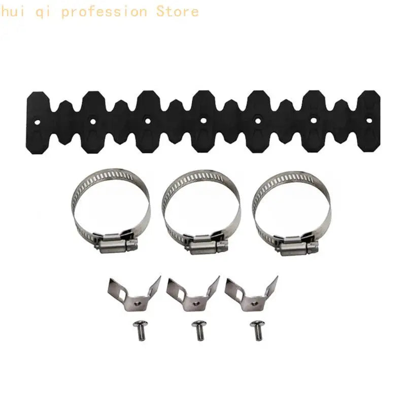 Motorcycle Accessories Flexible Exhaust Heat Shield Exhaust Insulation Muffler Cover for Dirt Bikes H8WE Quake Black CN