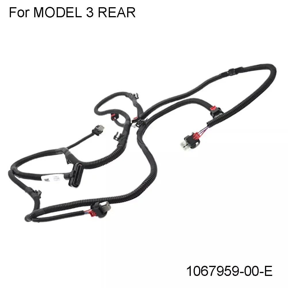 1067959-00-E For Tesla Model 3 2017-2020 Car Rear Bumper PDC Wiring Harness Parking Sensor Line Auto Parts Accessories Replace Quake